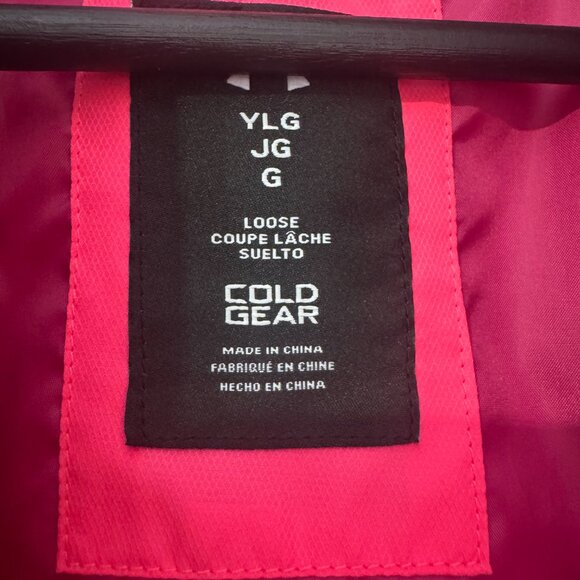 Girls Under Armour Storm Gold Gear Winter Jacket with hood - Picture 6 of 6